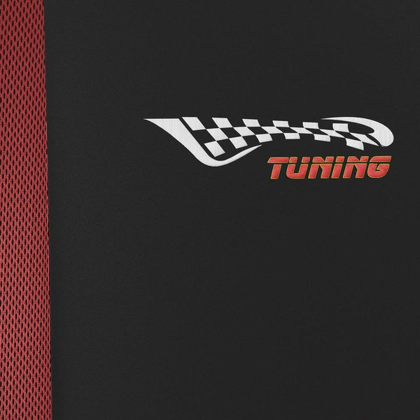 Universelle sædebetræk til biler til Mitsubishi Colt V, VI, VII, VIII (1996-....) - röd