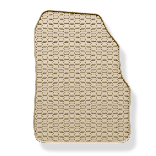 Gummigulvmåtter til biler Renault Scenic II Minivan (2003-2009) - beige - 3 stk.