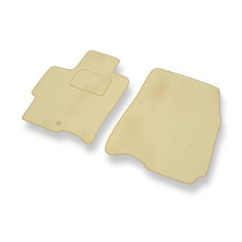 Velour gulvmåtter til Mazda Premacy I Minivan (1999-2005) - beige