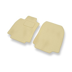 Velour gulvmåtter til Nissan Tiida I C11 Hatchback, Sedan (2004-2012) - beige