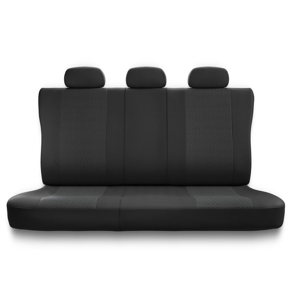 Universelle sædebetræk til biler til Volkswagen Amarok I, II (2010-....) - Typ 3 (grå)