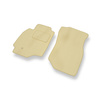 Velour gulvmåtter til Mitsubishi Lancer VII Stationcar, Sedan (2003-2008) - beige