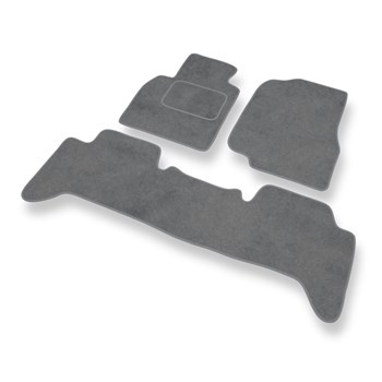 Velour gulvmåtter til Toyota Land Cruiser J100 SUV (1998-2007) - grå