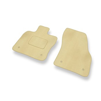 Velour gulvmåtter til Audi Q2 SUV (2016-....) - beige