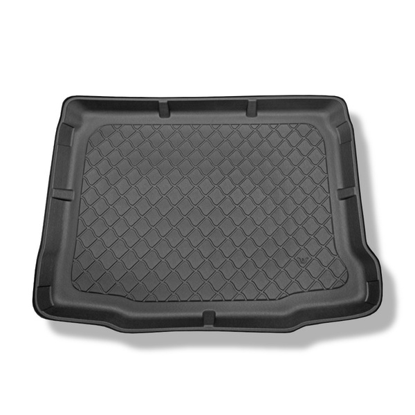 Gulvmåtte til bagagerum Skoda Yeti SUV (06.2009-11.2017) - nederste bagagerum: med reservehjul til midlertidig brug eller reparationssæt