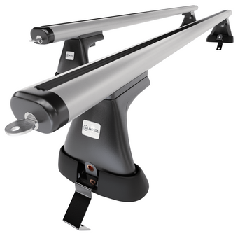 Tagbagagebærer til bil Peugeot 508 Sedan (2011-2019) - sølv bagagebærer til tage