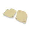 Velour gulvmåtter til Honda Civic IX Coupé, Hatchback, Sedan, Tourer (2012-2017) 3 døre, 5 døre - beige