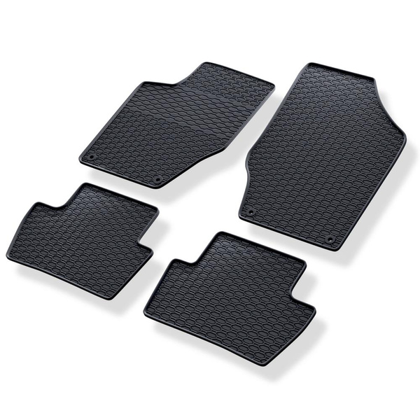 Gummigulvmåtter til biler Peugeot 308 I Hatchback, Sedan, SW (2007-2015) - sort - 4 stk.