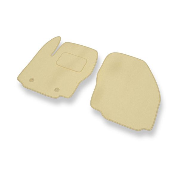 Velour gulvmåtter til Ford S-Max I Minivan (2006-2015) - beige