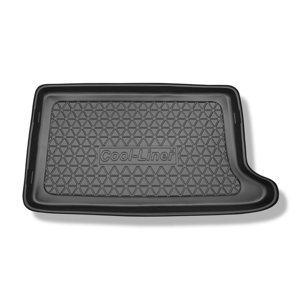 Gulvmåtte til bagagerum Audi A2 8Z Hatchback (1999-2005) - øverste bagagerum; Med fuldt reservehjul