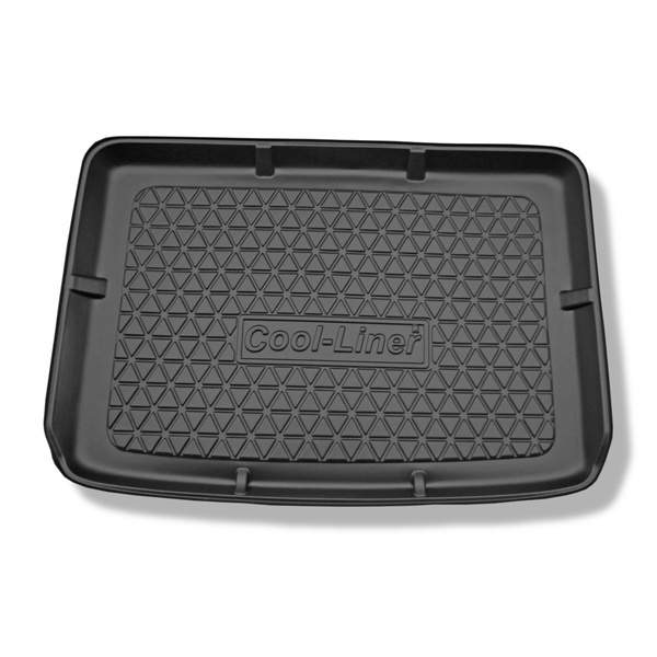 Gulvmåtte til bagagerum Skoda Yeti SUV (06.2009-11.2017) - øverste bagagerum; Med fuldt reservehjul