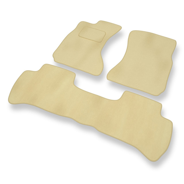 Velour gulvmåtter til Daihatsu Terios I SUV (1997-2005) - beige