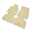 Velour gulvmåtter til Lexus GS III Sedan (2004-2012) - beige