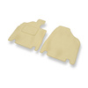 Velour gulvmåtter til Kia Carnival II Minivan (2006-2010) - beige