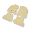 Velour gulvmåtter til Renault Megane III Coupé, Grandtour, Hatchback (2008-2016) - beige