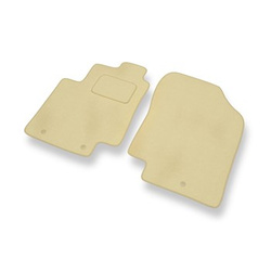 Velour gulvmåtter til Kia Rio III (2011-2016) - beige