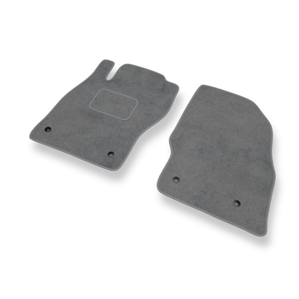 Velour gulvmåtter til Opel Adam Hatchback (2013-2019) - grå