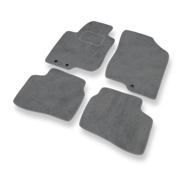 Velour gulvmåtter til Kia Ceed I Hatchback, Stationcar (2006-2012) - grå