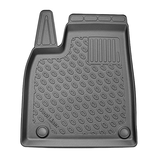 Bagagerumsmåtte og bilmåttesæt TPE PREMIUM skræddersyet til: Tesla Model X SUV (01.2021-....) - 6/7 sæder; bag anden sæderække (tredje række ledig)