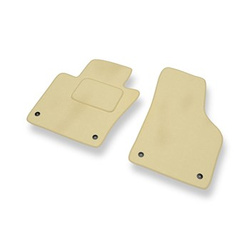 Velour gulvmåtter til Volkswagen Jetta VI Sedan (2011-2018) - beige