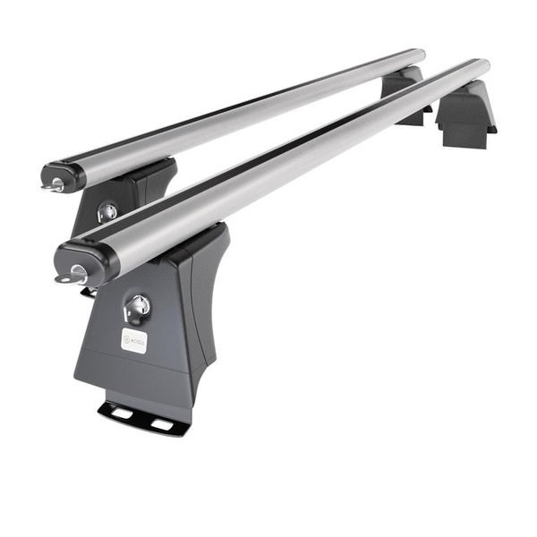 Tagbagagebærer til bil Honda CR-V SUV (2007-2011) - sølv bagagebærer til taget - lastholder - tagholder - Monteringspunkter - Aluminium