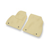 Velour gulvmåtter til Opel Zafira C Minivan (2011-2019) - beige
