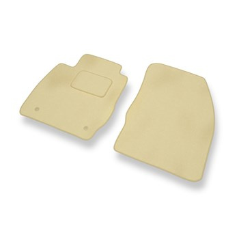 Velour gulvmåtter til Ford Fiesta VI Hatchback, Varevogn (2008-2012) - beige