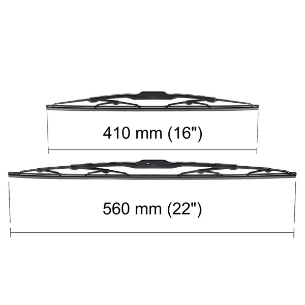 Vinduesviskere til forruden til Daewoo Kalos Hatchback, Sedan (2002-2005) - Standard viskerblade