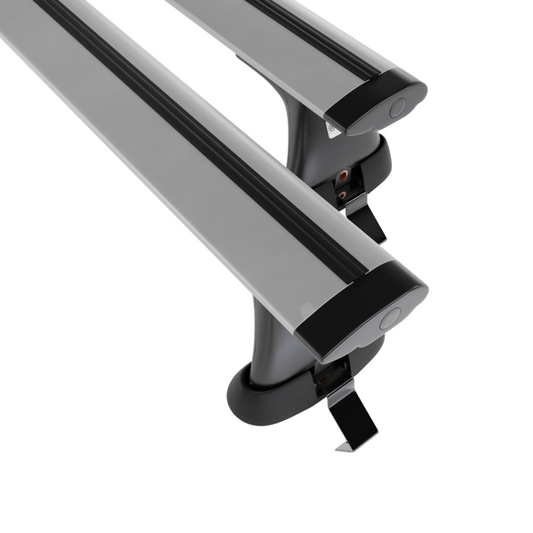 Tagbagagebærer til bil Renault Scenic mk III Minivan (2009-2016) - sølv bagagebærer til taget - lastholder - tagholder - uden monteringselementer - Aluminium