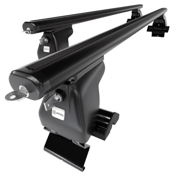 Tagbagagebærer til bil Nissan Almera mk II Sedan (2000-2006) - sort bagagebærer 