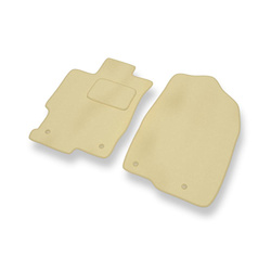 Velour gulvmåtter til Mazda 6 II Stationcar, Liftback, Sedan (2007-2012) - beige