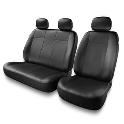 Universelle sædebetræk til biler til Volkswagen Transporter III, IV, V, VI, VII (1996-....) - sort