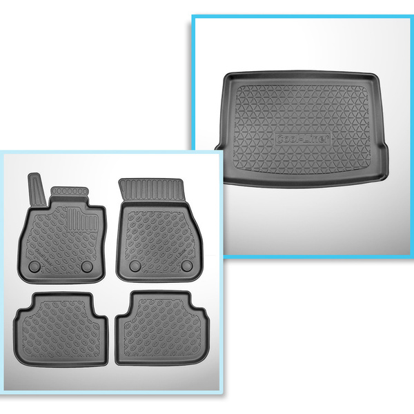 Bagagerumsmåtte og bilmåttesæt TPE PREMIUM skræddersyet til: BMW 1-serie F40 Hatchback (09.2019-06.2024)