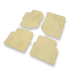 Velour gulvmåtter til Honda Accord VI Coupé, Sedan, Tourer (1998-2002) - beige