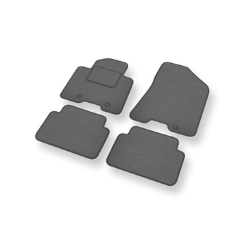 Velour gulvmåtter til Kia Sportage IV SUV (2016-2021) - grå