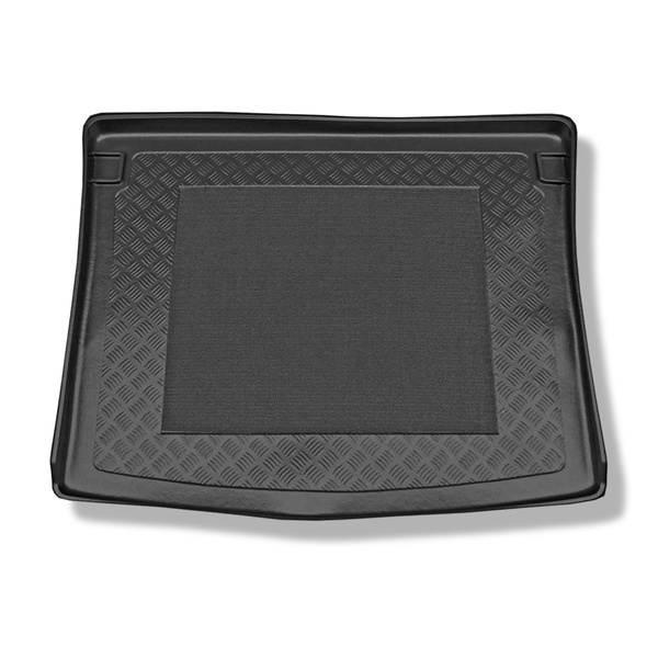 Gulvmåtte til bagagerum Volkswagen Caddy Startline Stationcar (2003-10.2020) - 5 sæder; metalplade på bagagerums sidevægge