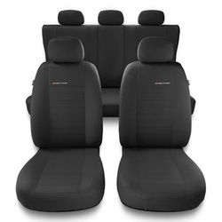 Universelle sædebetræk til biler til Audi A4 B5, B6, B7, B8, B9 (1995-2024) - Typ 4 (grå)
