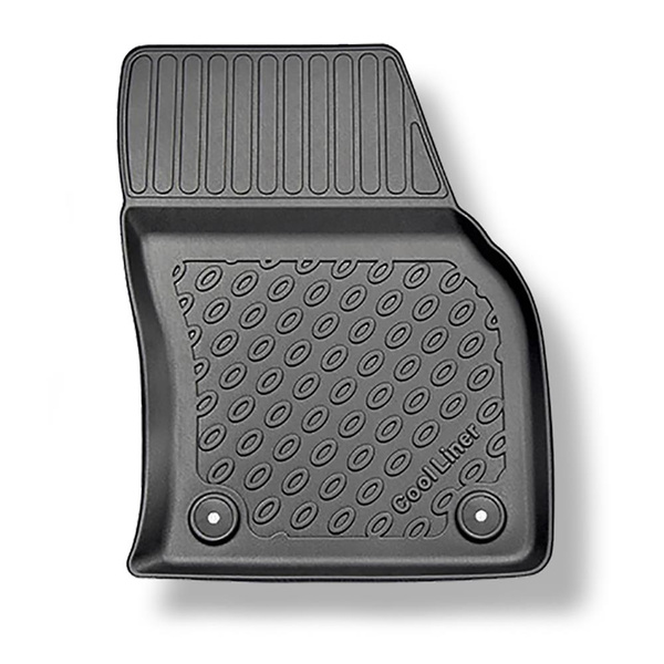 Bagagerumsmåtte og bilmåttesæt TPE PREMIUM skræddersyet til: Audi Q3 Sportback (09.2019-....) - også med Hybrid-drev TFSI e Plug-in Hybrid; Øverste bagagerum (med multifunktionelt gulv)