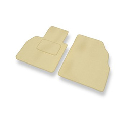 Velour gulvmåtter til Renault Scenic II Minivan (2003-2009) - beige
