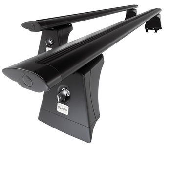 Tagbagagebærer til bil Opel Zafira C Minivan (2012-2019) - sort bagagebærer til 