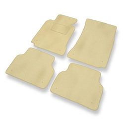 Velour gulvmåtter til BMW 5-serie M5 III E39 Limousine, Touring (1998-2003) - beige