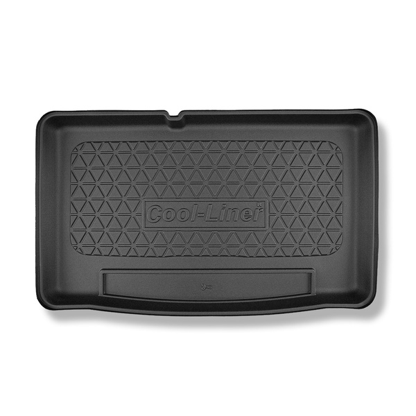 Gulvmåtte til bagagerum Volkswagen e-up! Hatchback (09.2019-2023) - nederste bagagerum; bevægeligt gulv i nederste position