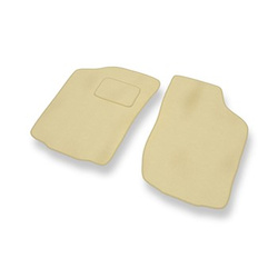 Velour gulvmåtter til Nissan Micra II Hatchback (1992-2003) - beige
