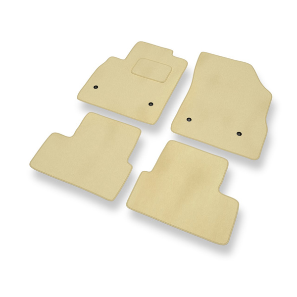 Velour gulvmåtter til Opel Astra K Hatchback, Sports Tourer (2015-2022) - beige