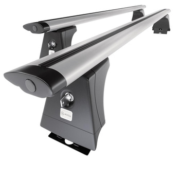 Tagbagagebærer til bil Iveco Daily III, IV, V, VI Varevogn (2000-....) - sølv ba