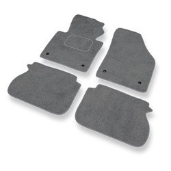 Velour gulvmåtter til Volkswagen Caddy III Cargo (2004-2015) - grå