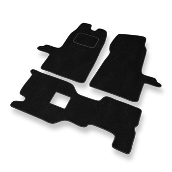 Velour gulvmåtter til Ford Transit VI Varevogn (2000-2006) - sort