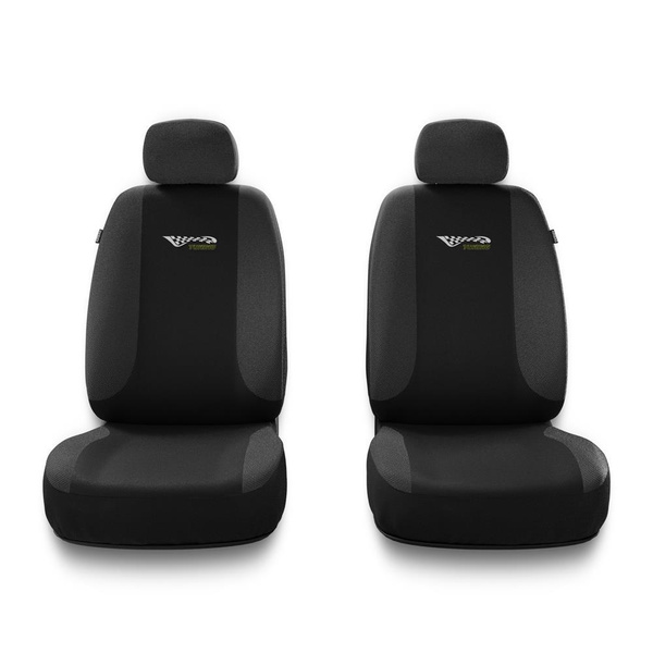 Universelle sædebetræk til biler til Seat Mii (2011-2018) - mörkgrå