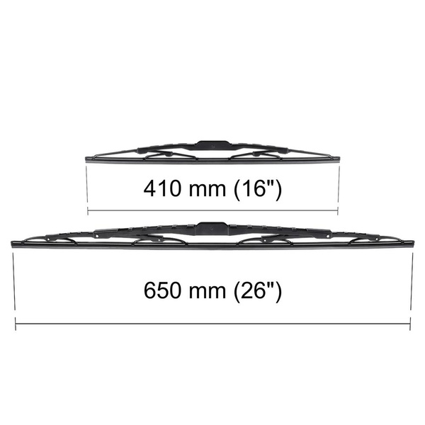 Vinduesviskere til forruden til Toyota Celica Liftback (08.1999-09.2005) - Standard viskerblade
