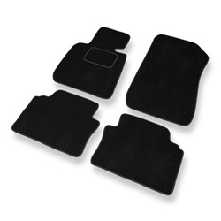 Velour gulvmåtter til BMW 3-serie M3 IV E90 (2007-2013) - sort